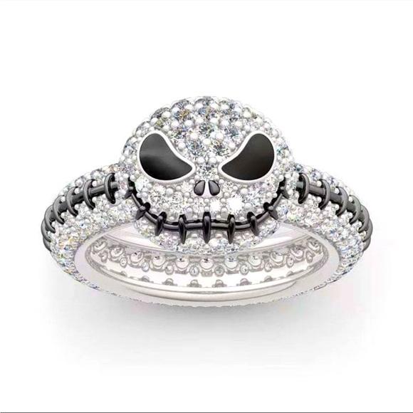 New Jack circle crystal ring The Nightmare Before Christmas - Picture 1 of 4